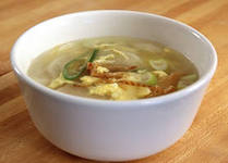 картофельный суп с рыбой по-корейски
