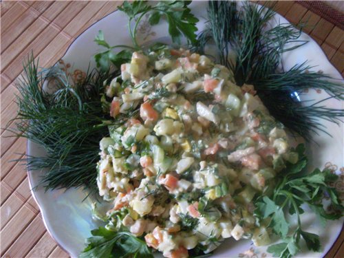 Салат с печенью трески со свежим огурцом рецепт с очень вкусный Салат с печенью трески со свежим огурцом рецепт с очень вкусный