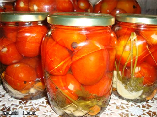консервированные помидоры по-болгарски