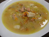 суп из лосося (Laxsoppa)