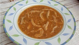 суп из рубца с редисом и сельдереем (Soto Babat)
